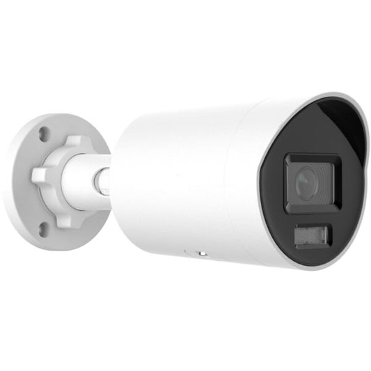 Compatible with Hikvision DS-2CD2087G2H-LIU(2.8mm)(eF), 4K(8MP) Full Time Color Smart Hybrid Dual Light PoE IP Camera, ONVIF, 24/7 Color Night View, H.265+, Outdoor Mini Bullet, Network Security, Built-in Microphone and SD Card, 2.8mm Lens